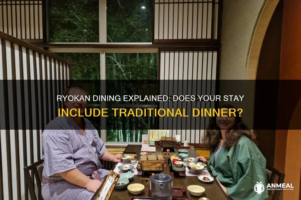 does ryokan include dinner