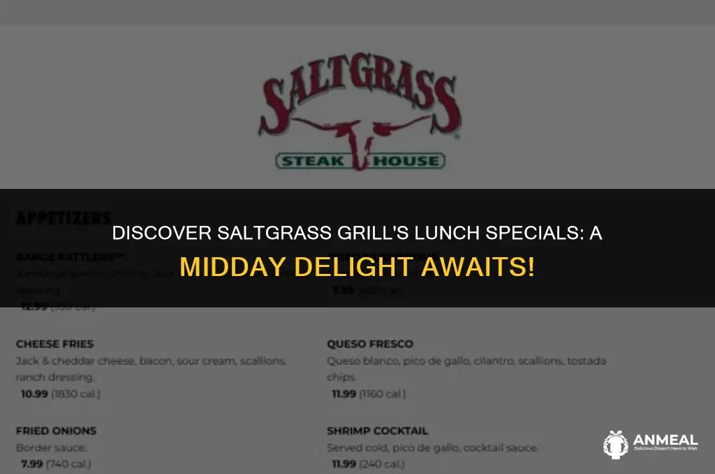 does saltgrass have lunch specials