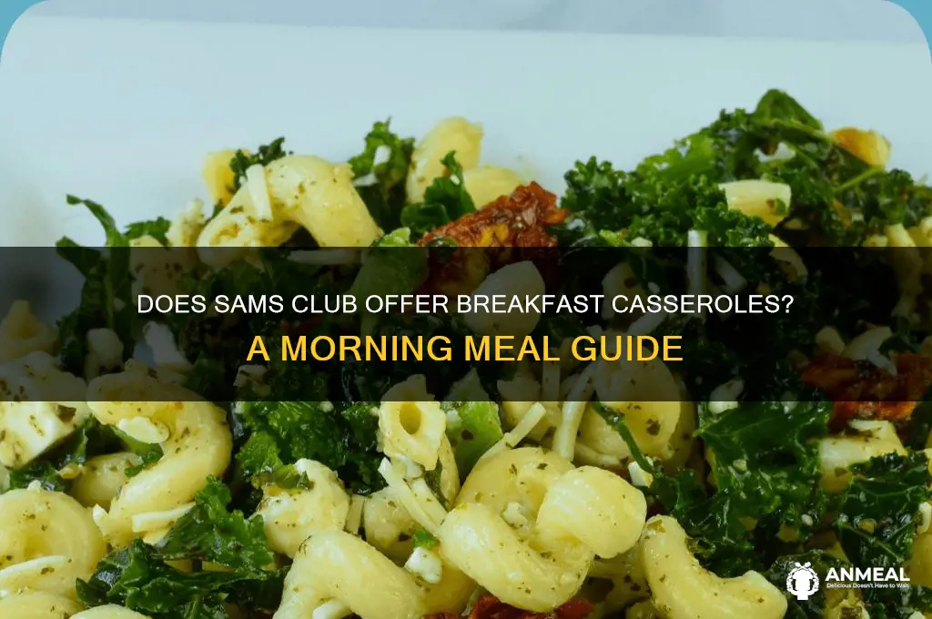 does sams carry breakfast casseroles