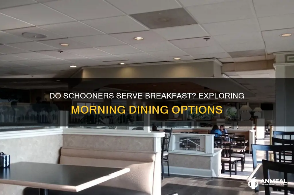 does schooners have breakfast