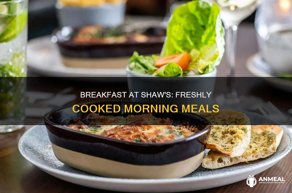does shaws grocery have cooked breakfast