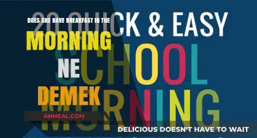 Morning Meals: Does She Eat Breakfast?