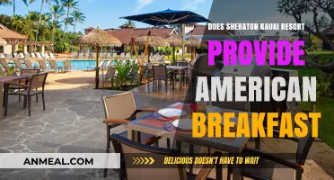 Sheraton Kauai Resort: American Breakfast Options