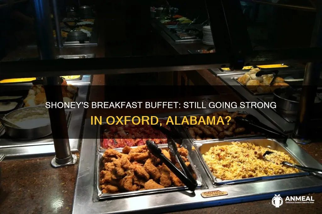 does shoneys in oxford alabama still have breakfast buffet
