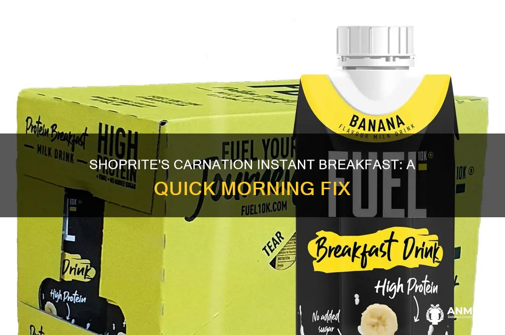 does shoprite sell carnation instant breakfast