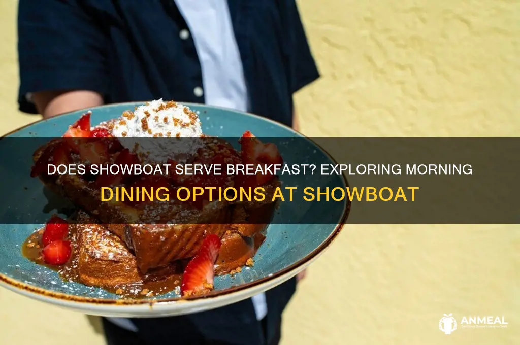 does showboat have breakfast