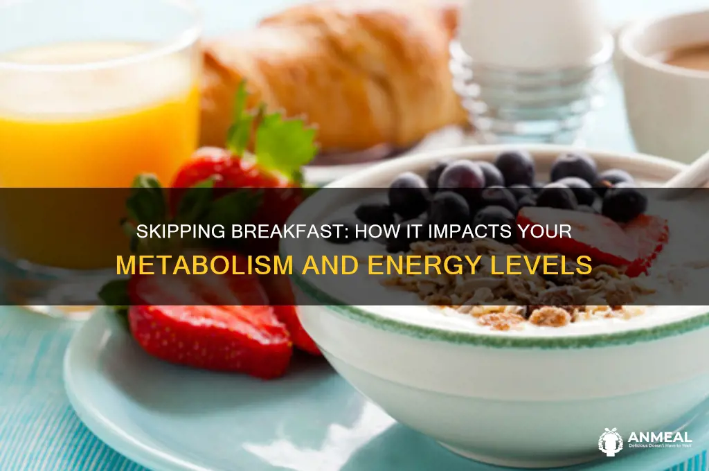 does skipping breakfast affect metabolism