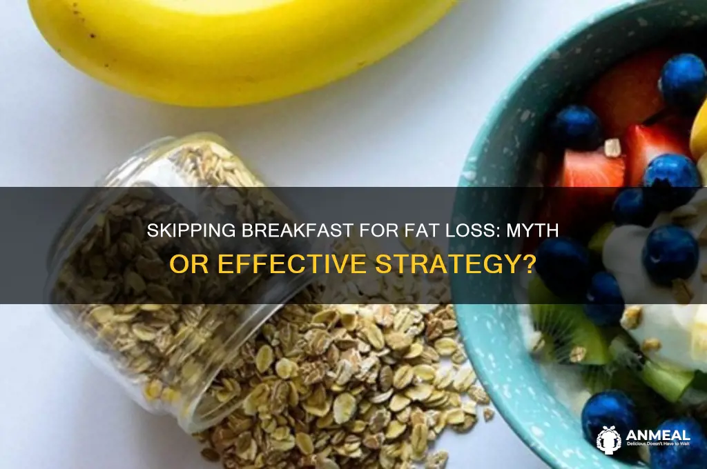 does skipping breakfast burn fat