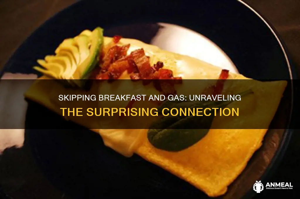 does skipping breakfast cause gas