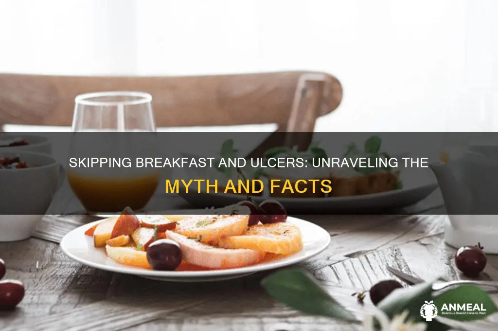 does skipping breakfast cause ulcer