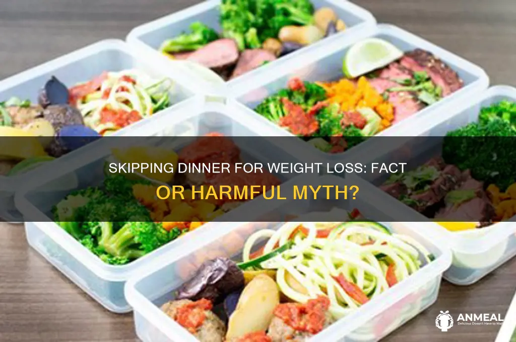 does skipping dinner cause weight loss