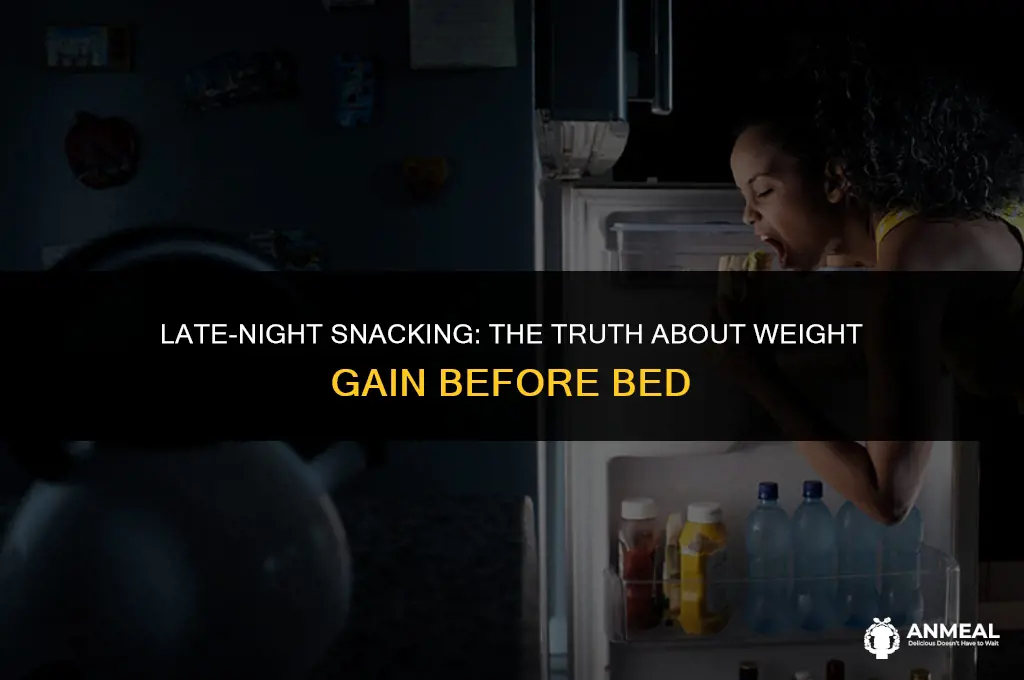 does snacking before bed make you fat