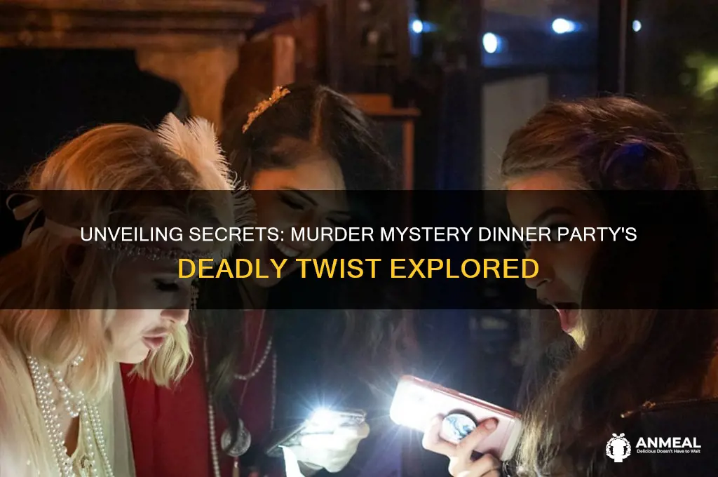 does somebody at the party die murder mystery dinner