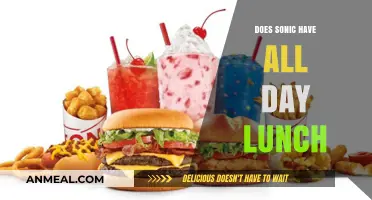 Sonic's All-Day Lunch: A Menu Exploration Beyond Breakfast