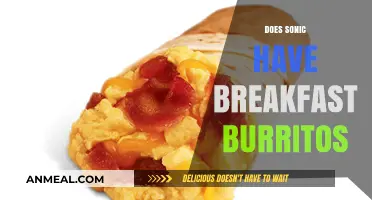 Sonic's Breakfast Menu: Are Breakfast Burritos on the List?