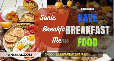 Sonic's Breakfast Menu: Exploring Morning Food Options at the Drive-In