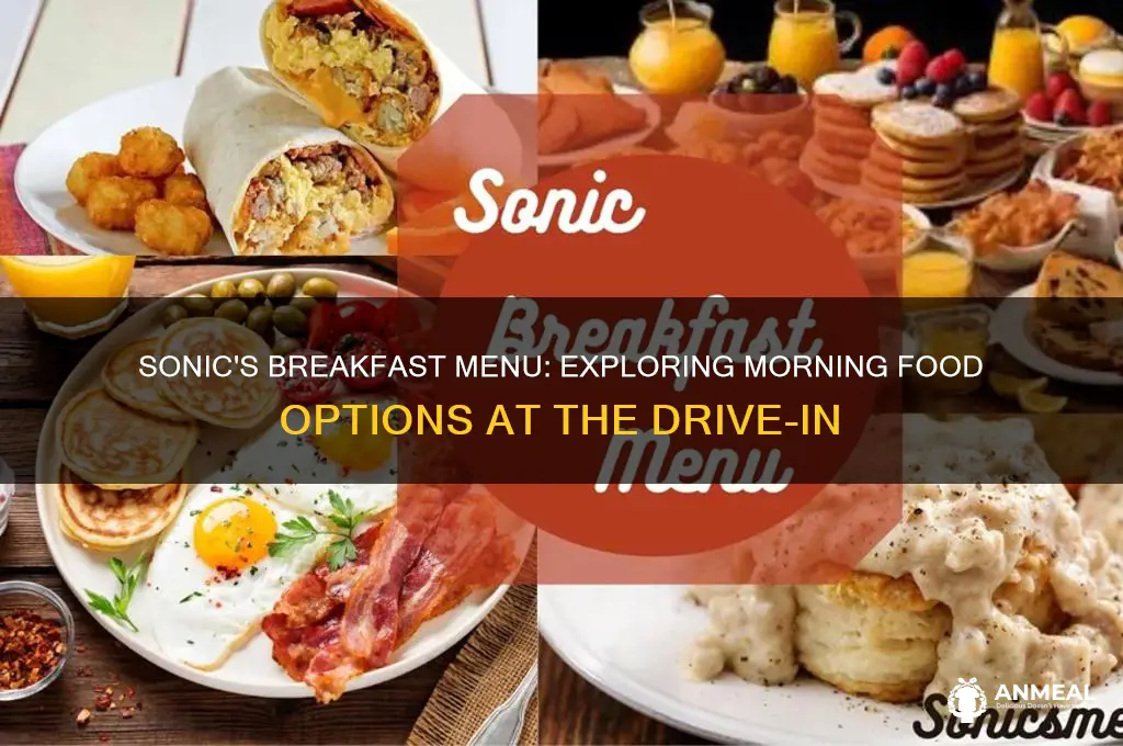 does sonic have breakfast food