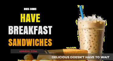 Sonic's Breakfast Menu: Do They Serve Breakfast Sandwiches?