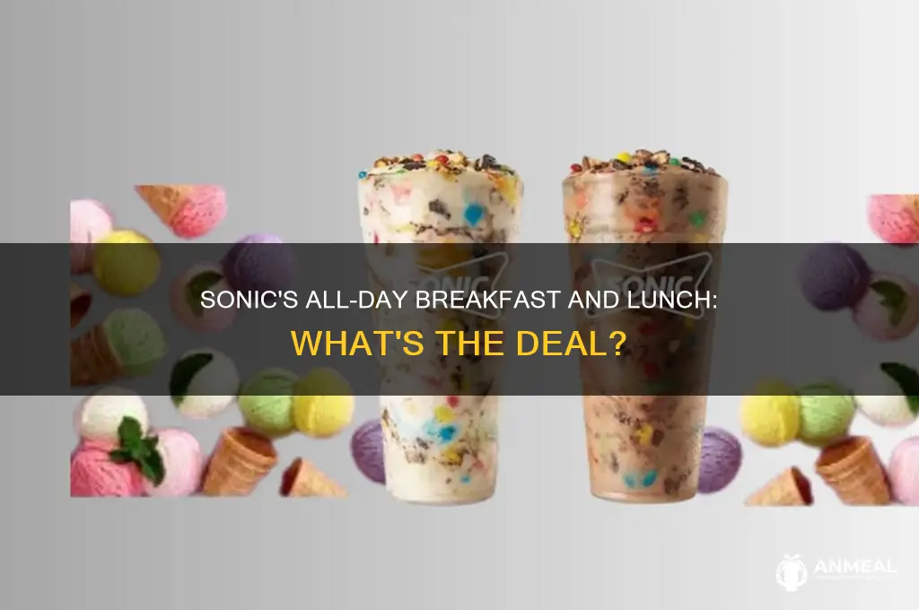 does sonic sale lunch and breakfast all day
