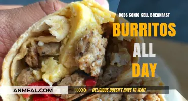 Sonic's Breakfast Burritos: All-Day Availability?