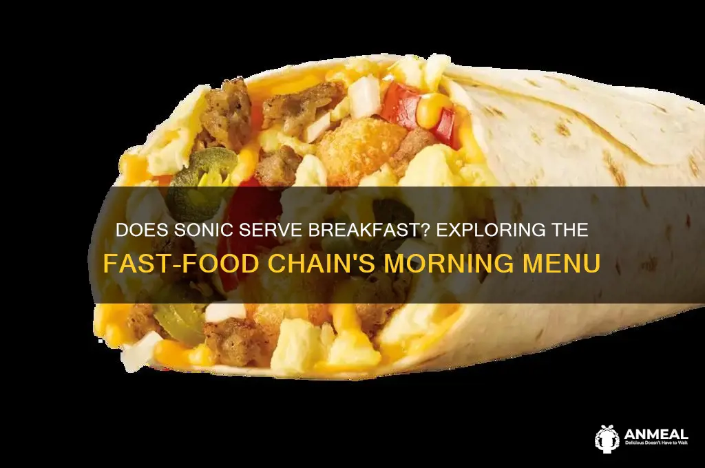 does sonic sell breakfast