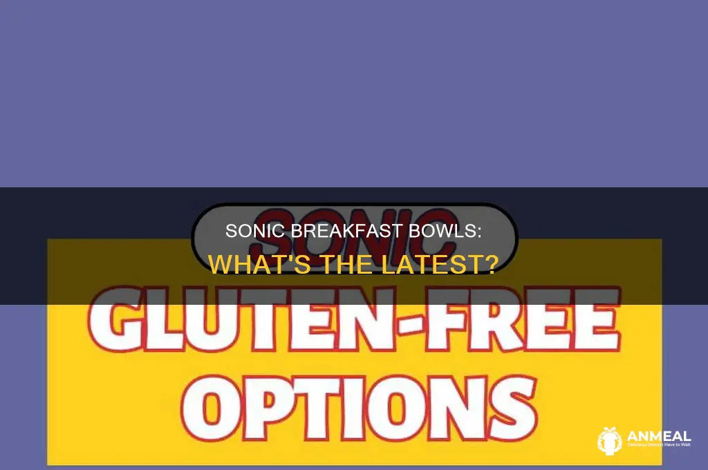 does sonic still have breakfast bowls