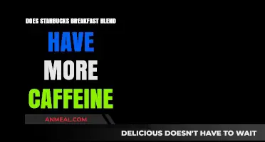 Starbucks Breakfast Blend: Extra Caffeine Kick?
