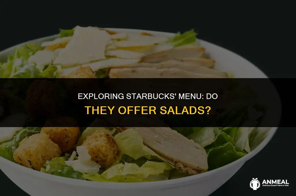 does starbucks have salads