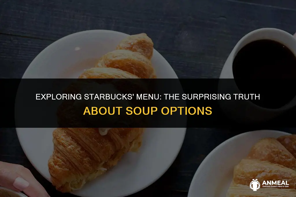 does starbucks have soup