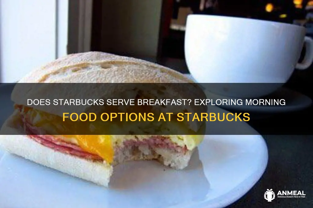 does starbucks sell breakfast food
