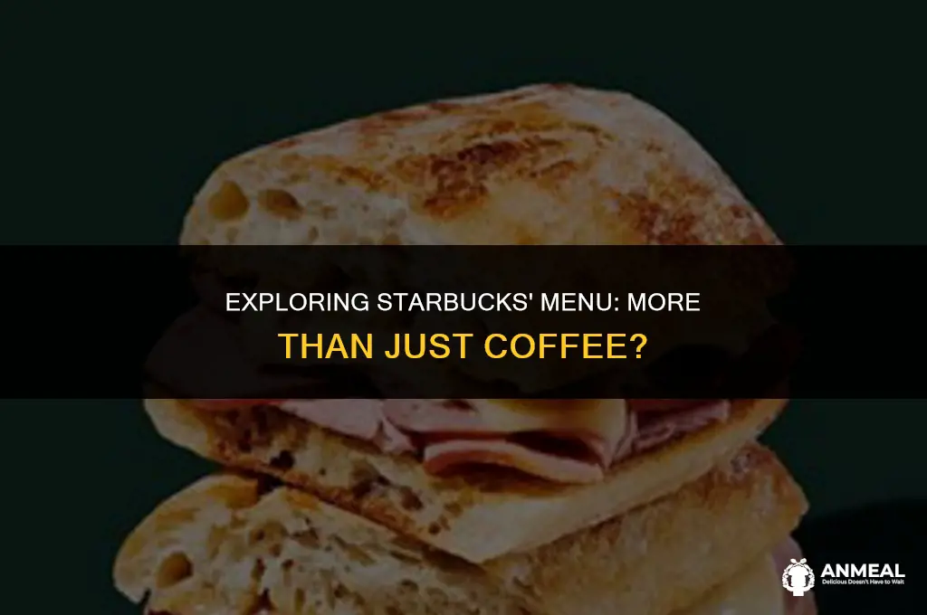 does starbucks sell food
