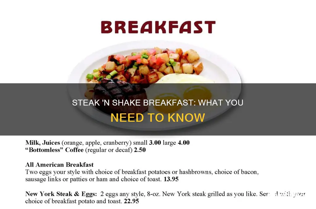 does steak and shake do breakfast