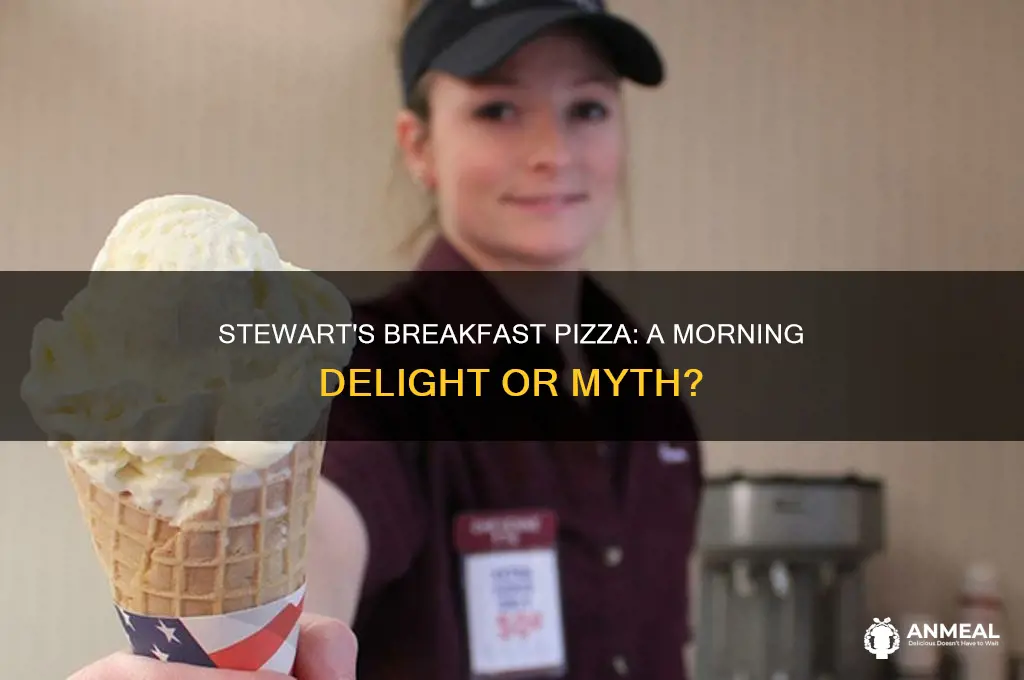 does stewarts sell breakfast pizza
