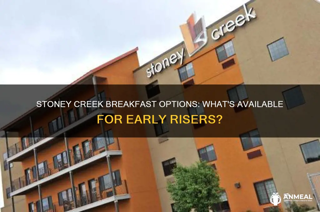 does stoney creek have breakfast