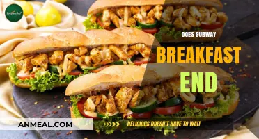 When Does Subway Stop Serving Breakfast? A Complete Guide