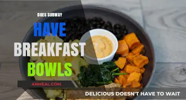 Does Subway Serve Breakfast Bowls? Exploring Morning Menu Options