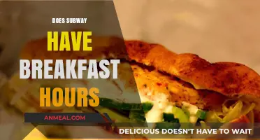 Subway Breakfast Hours: When Can You Grab Your Morning Meal?