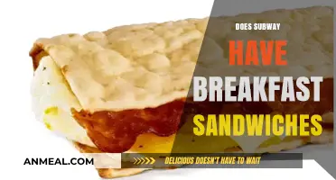 Does Subway Serve Breakfast Sandwiches? A Morning Menu Guide