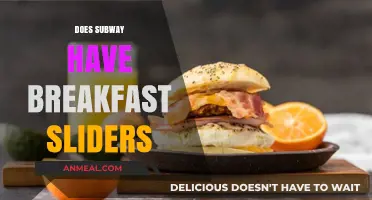 Subway Breakfast Sliders: Are They on the Morning Menu?