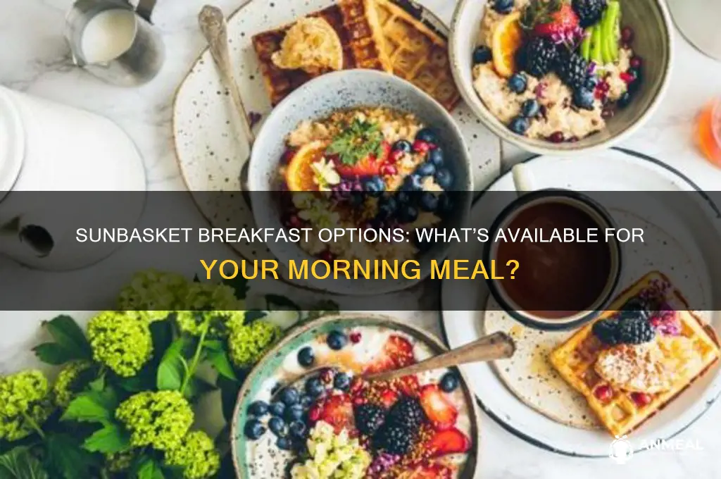 does sunbasket have breakfast