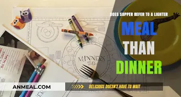 Supper vs. Dinner: Unraveling the Myth of Lighter Evening Meals
