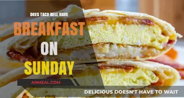 Taco Bell Breakfast: Sunday Availability and Menu Options
