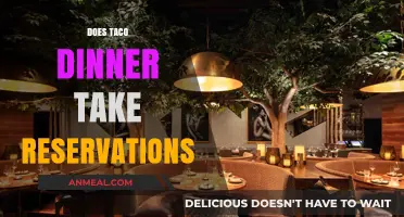 Does Taco Dinner Take Reservations? A Guide to Planning Your Meal