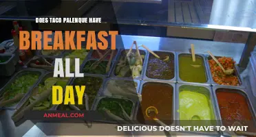 Taco Palenque: Breakfast All Day?