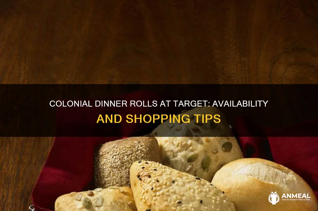 does target carry colonial dinner rolls