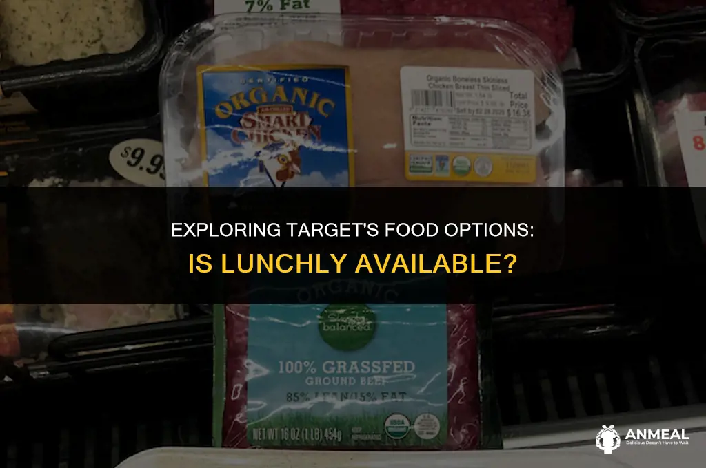 does target sell lunchly