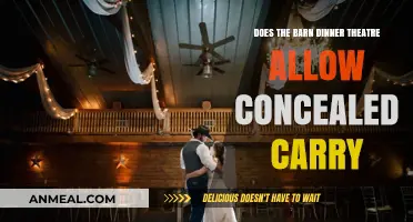 Concealed Carry at Barn Dinner Theatre: Policies and Guidelines Explained
