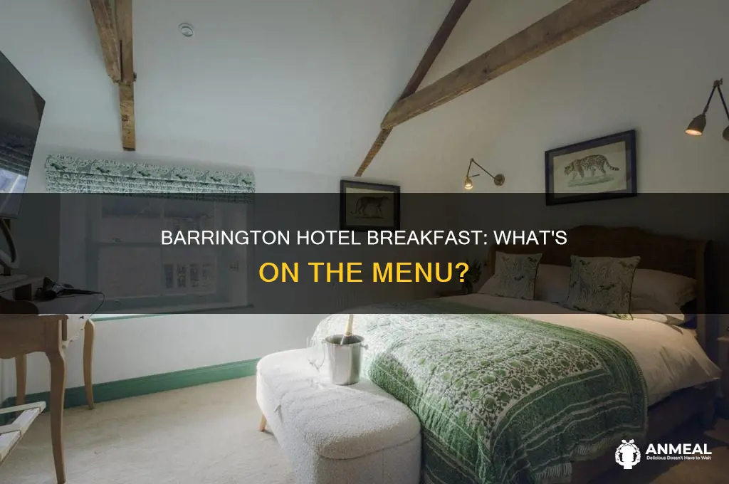 does the barrington hotel offer breakfast