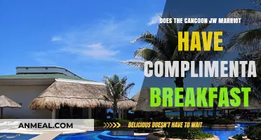 Complimentary Breakfast at Cancun JW Marriott?