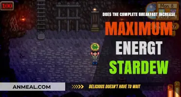 Breakfast of Champions: Maximizing Energy in Stardew Valley